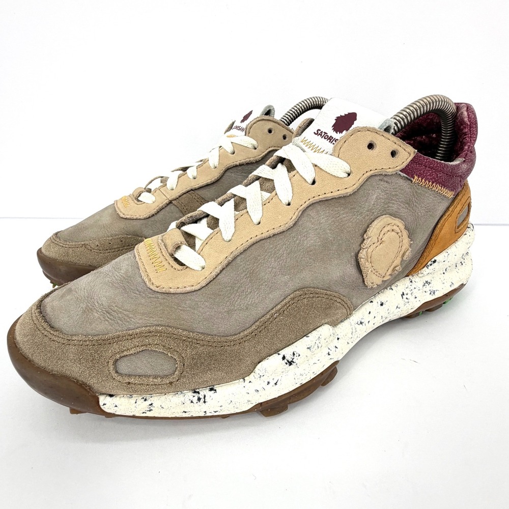 Satorisan Chacrona Premium Leaf Project Sneakers EU 42 Beige Mens 8.5 Womens 10